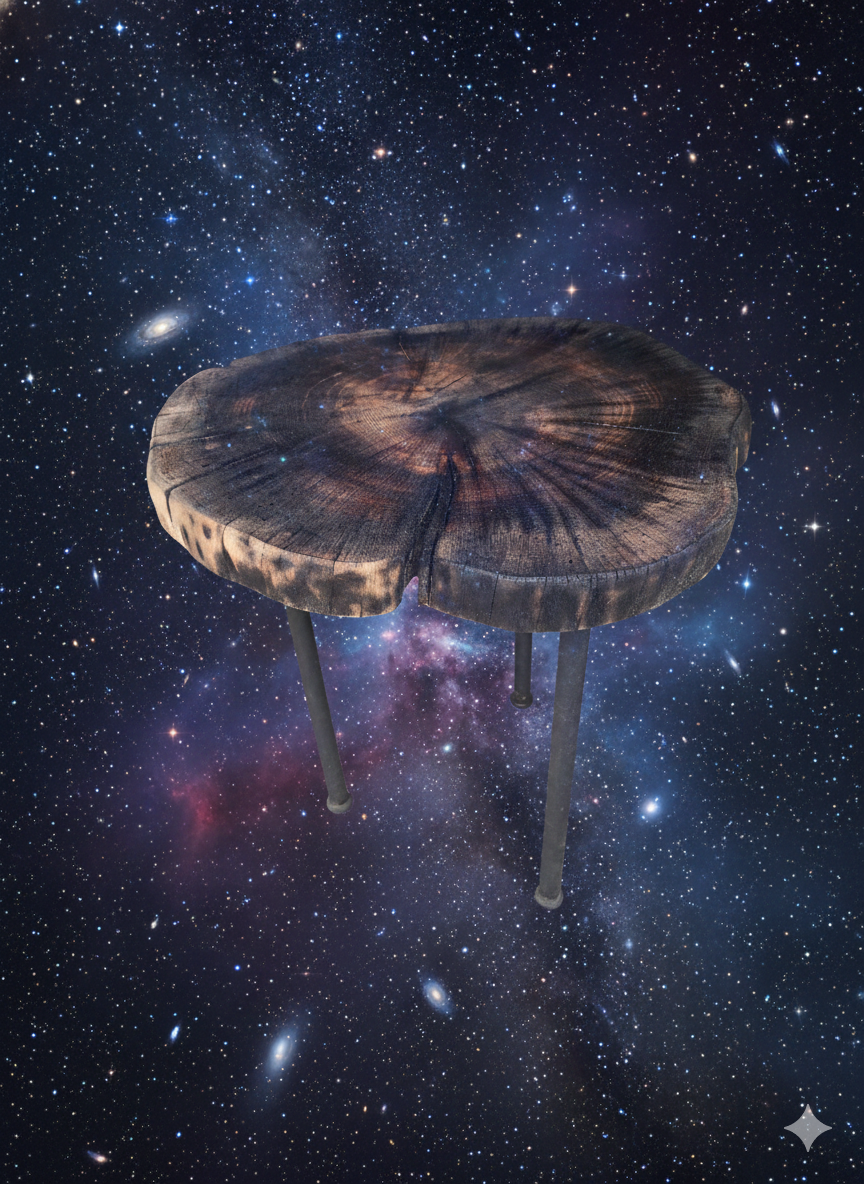 Handcrafted Natural Log Round Tables